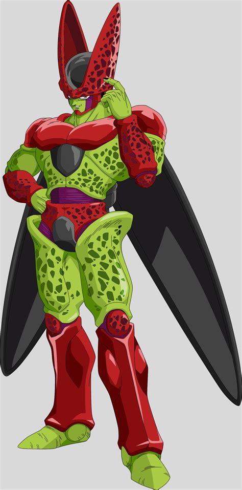 I decided to make 2 versions of this character. . Cell max perfect form
